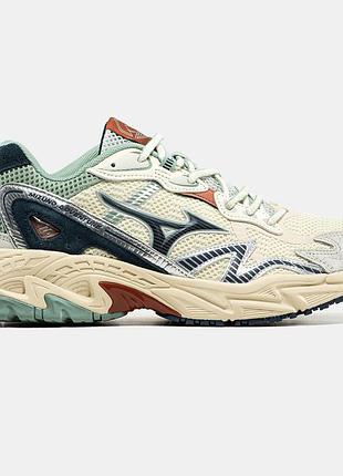 Бежевые мужские кроссовки mizuno adventure beige green х мизуно 40