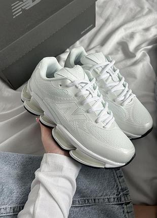 Білі кросівки унісекс new balance abzorb 2000 sea salt х нью беланс 40