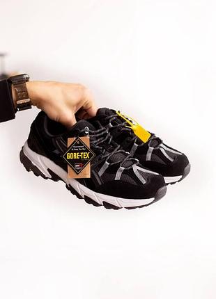 Чорні чоловічі кросівки asics gel sonoma 15-50 gore-tex black white х асікс 41