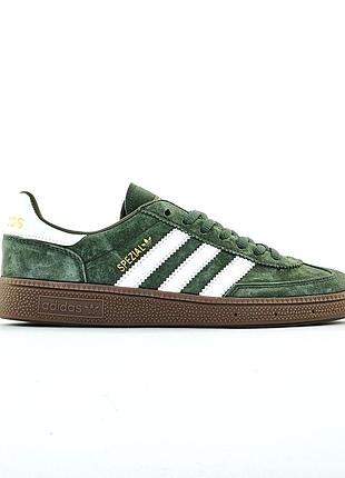 Кроссовки хаки унисекс adidas spezial khaki white х адидас 36
