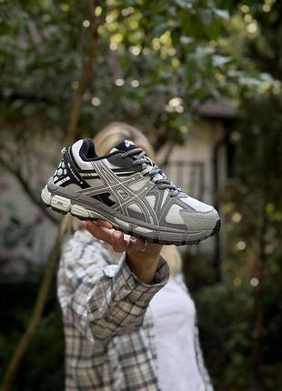 Сірі кросівки унісекс asics gel kahana grey termo winter х ассікс 45