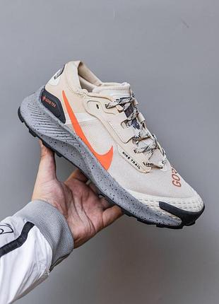 Жіночі кросівки nike air zoom pegasus trail 3 beige orange grey х пегасус 38