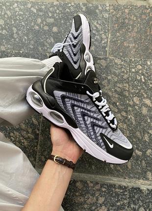 Черные кроссовки унисекс nike air max tailwind tw black white x teйлвинд 37