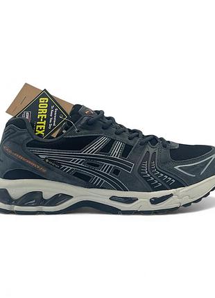 Серые мужские кроссовки asics gel kayano 14 gore-tex grey termo х ассикс 41