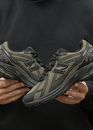 Мужские кроссовки хаки new balance 1906r khaki black gore-tex termo x нью беланс 43