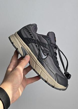 Серые кроссовки унисекс nike initiator gore-tex dark grey beige х найк 38