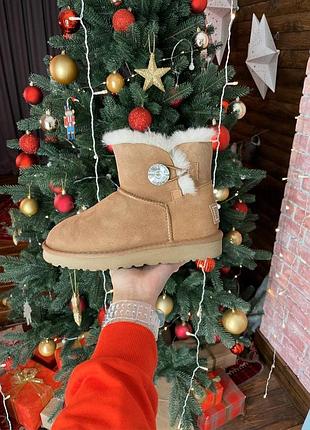 Ugg mini swarovski chestnut 🤎 nd угги наложенный платёж купить