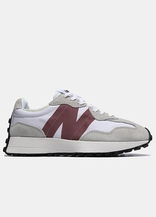 Жіночі сірі кросівки new balance 327 ocean grey х нью беланс 40