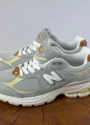 Сірі кросівки унісекс new balance 2002r grey brown х нью беланс 40