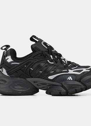 Чорні кросівки унісекс adidas vento xlg deluxe black x венто 39