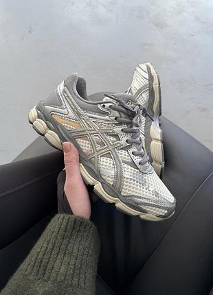 Бежевые кроссовки унисекс asics gel cumulus 16 cream clay grey х ассикс 37