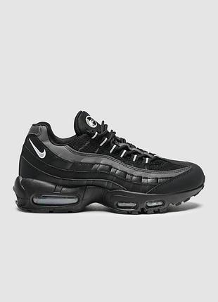 Чоловічі чорні кросівки nike air max 95 essential black smoke grey х ейр макс 40