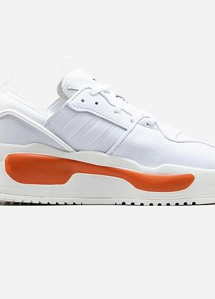 Білі кросівки унісекс adidas y-3 rivalry white orange х адідас 43