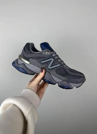 Мужские серые кроссовки new balance 9060 grey х нью беланс 45