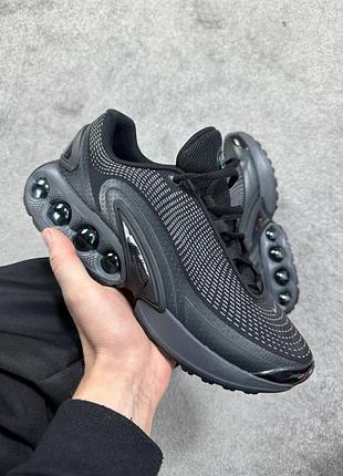 Чоловічі чорні кросівки nike air max dn black grey х ейр макс 40
