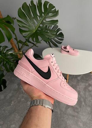 Розовые женские кроссовки nike air force 1 low ambush pink х эйр форс 38