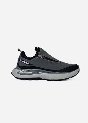 Чоловічі сірі кросівки salomon odyssey gore-tex grey winter termo х саломон 41