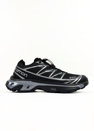 Чоловічі чорні кросівки salomon xt-6 adv daver black х саломон 41