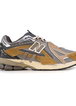 Бежевые кроссовки унисекс new balance 1906а beige grey х нью беланс 36
