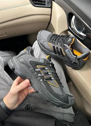 Мужские черные кроссовки adidas response cl black grey orange х адидас 44