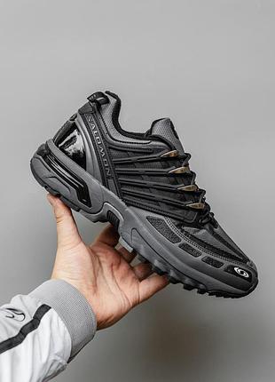 Мужские серые кроссовки salomon asc pro advanced grey black termo х саломон 44