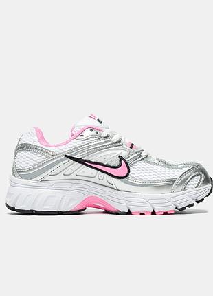 Жіночі білі кросівки nike air max moto 2k pink spell х найк 40