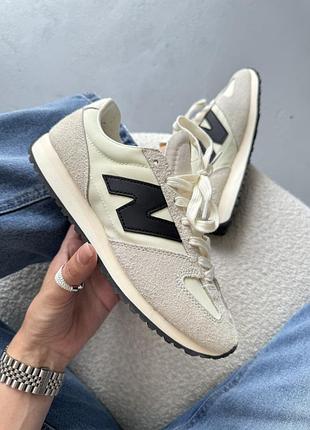 Бежеві кросівки унісекс new balance 471 beige black х нью беланс 40
