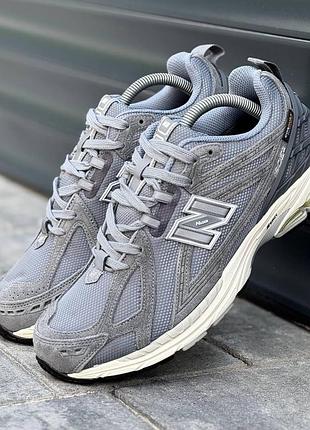 Серые мужские кроссовки new balance 1906r grey cordura winter termo x нью беланс 41
