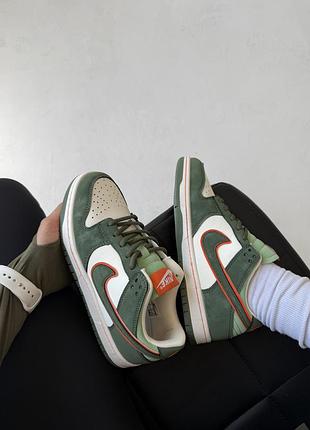 Зелені кросівки унісекс nike sb dunk low otomo katsuhiro green white х данк 45