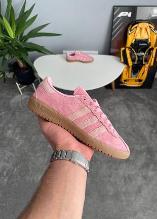 Женские розовые кроссовки adidas bermuda glow pink x бермуда 38