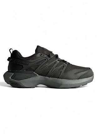 Мужские черные кроссовки salomon xt pu.re gore-tex termo black х саломон 41