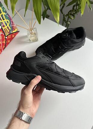 Черные мужские кроссовки the north face boa gore-tex termo black х норт фейс 44