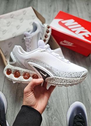 Белые кроссовки унисекс nike air max dn white grey х эйр макс 43