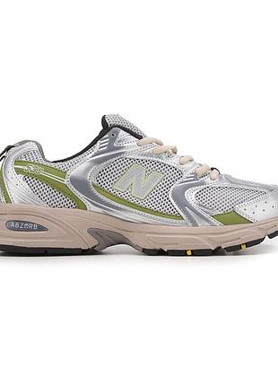 Серые кроссовки унисекс new balance 530 silver khaki х нью беланс 41