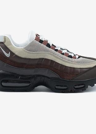 Коричневі чоловічі кросівки nike air max 95 og velvet brown х ейр макс 42