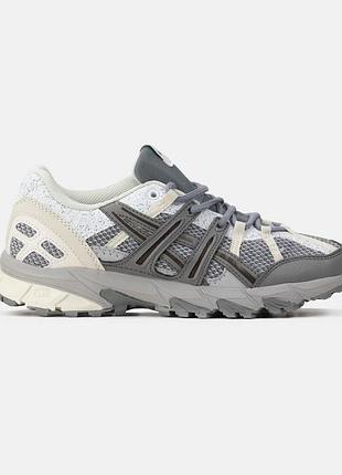 Сірі кросівки унісекс asics gel sonoma 15-50 white grey beige х асікс 41