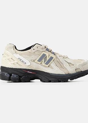 Бежеві кросівки унісекс new balance 1906d protection pack beige black х нью беланс 36