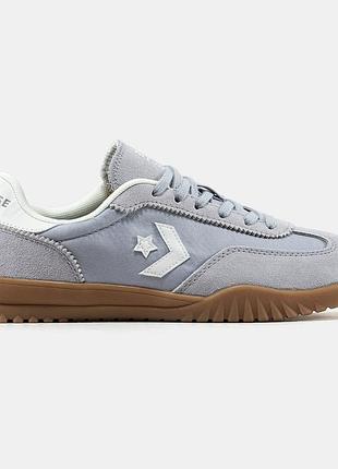 Сірі чоловічі кросівки converse run star trainer grey white gum х конверс 42
