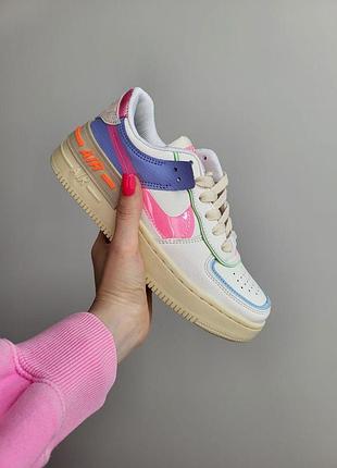 Жіночі кросівки nike air force 1 low shadow multicolor х ейр форс 39