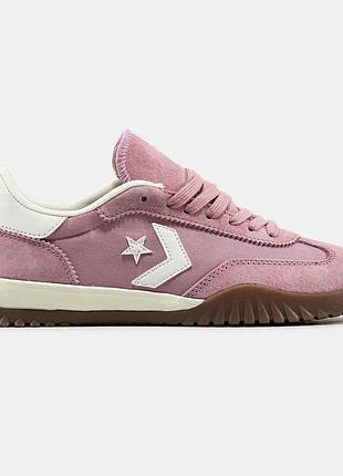 Рожеві жіночі кросівки converse run star trainer pink х конверс 39