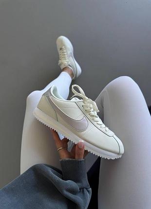Женские бежевые кроссовки nike cortez beige х кортез 39