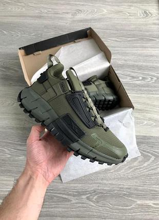 Мужские кроссовки хаки reebok zig kinetica edge khaki х рибок 44