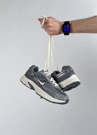 Мужские кроссовки nike initiator grey white 3