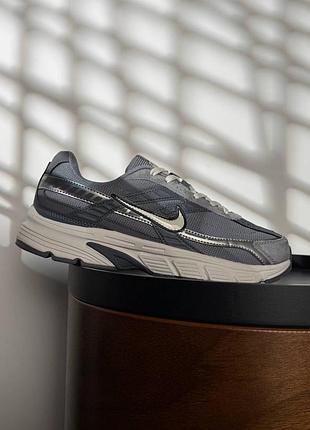 Мужские кроссовки nike initiator grey white 5