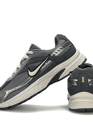 Мужские кроссовки nike initiator grey white 6