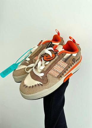 Жіночі кросівки adidas forum low mod jack o'lantern beige orange х форум 39