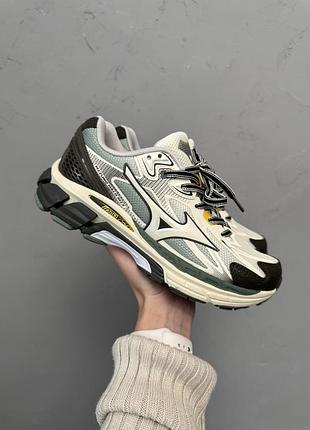 Бежевые мужские кроссовки mizuno halo mix green brown х мизуно 41
