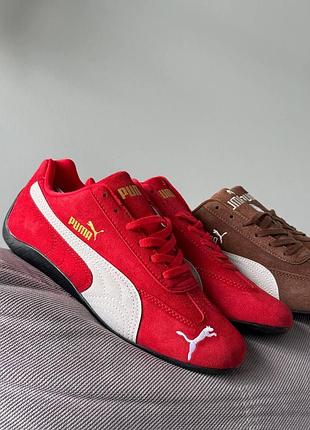 Красные кроссовки унисекс puma speedcat og red х пума 38