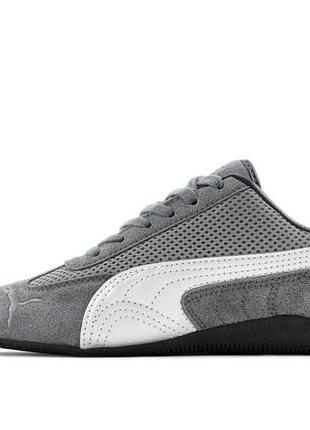 Серые женские кроссовки puma speedcat mesh grey х пума 37