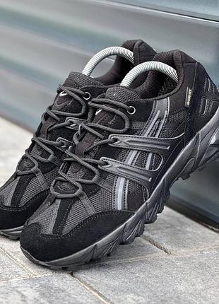 Чорні чоловічі кросівки asics gel sonoma black gore-tex termo winter х асікс 41